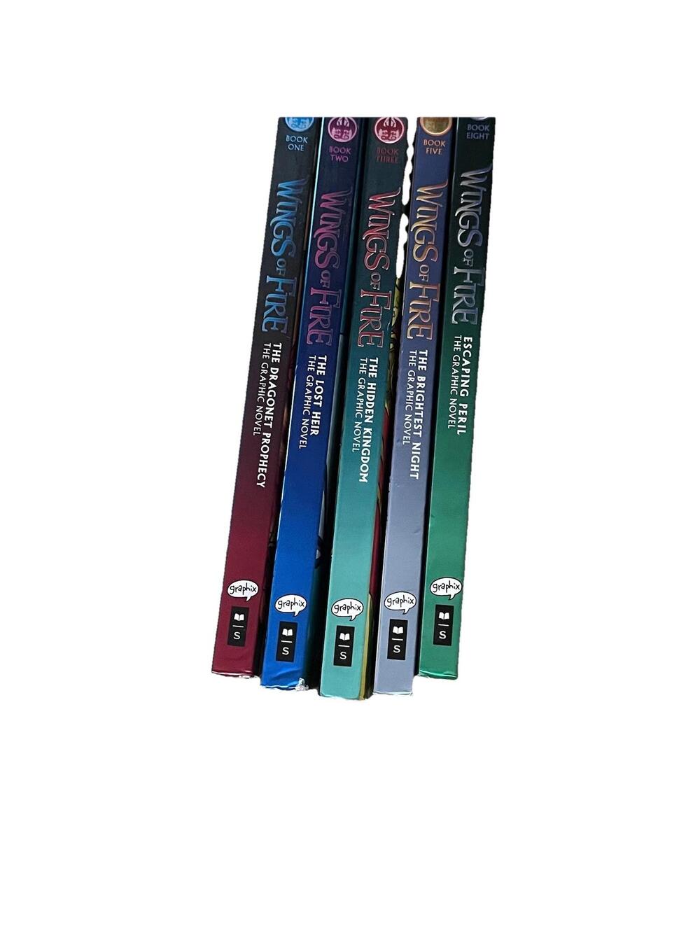 Wings of Fire Graphic Novel Lot of 5 Books Tui T. Sutherland Scholastic Dragons - Picture 6 of 7
